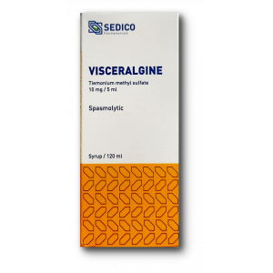 VISCERALGINE 10 MG / 5 ML ( TIEMONIUM METHYL SULPHATE ) SYRUP 120 ML